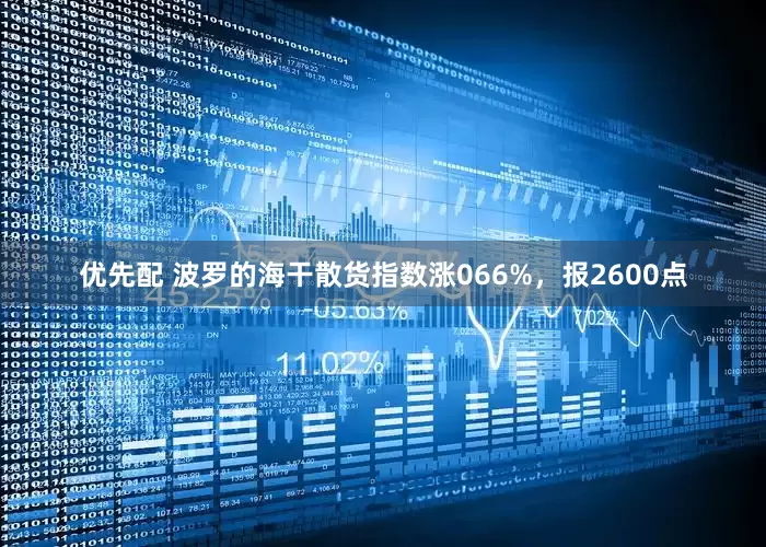 优先配 波罗的海干散货指数涨066%，报2600点